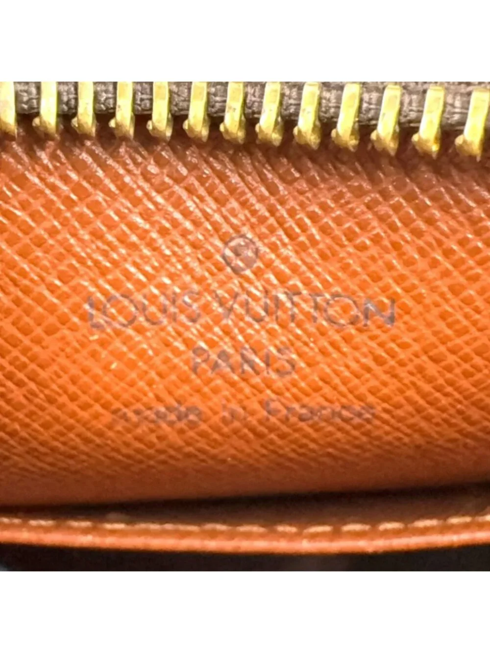 Louis Vuitton Drew Monogram Leather Brown Light Shoulder Bag Gold